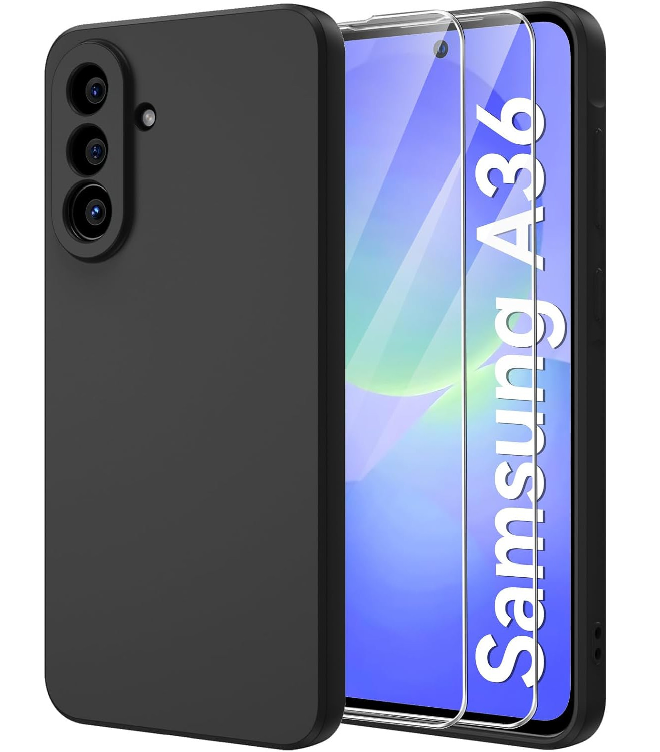 coque-silicone-noir-verre-trempe-x2-pour-samsung-a36-little-boutik
