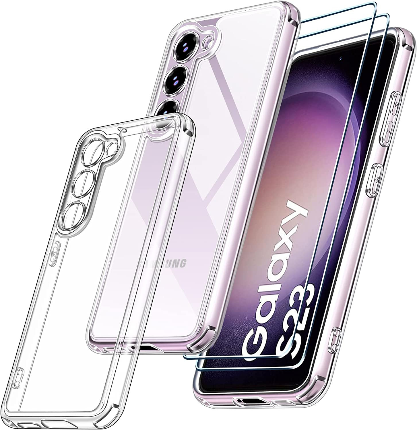 coque-pour-samsung-s23-silicone-4-coins-renforces-protection-ecran-erre-trempe-x2