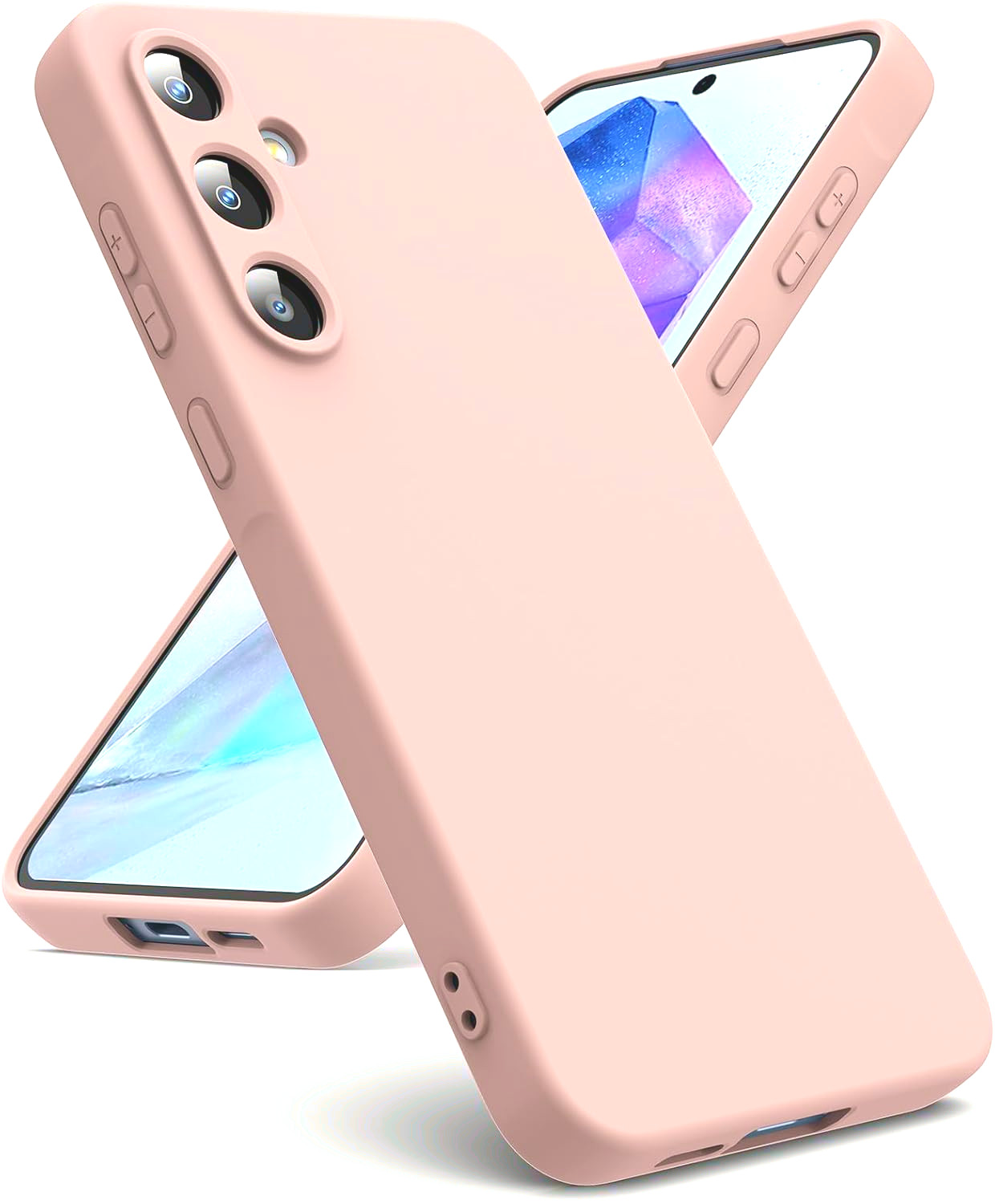 coque-antichoc-silicone-rose-pour-samsung-glaxy-a55-little-boutik