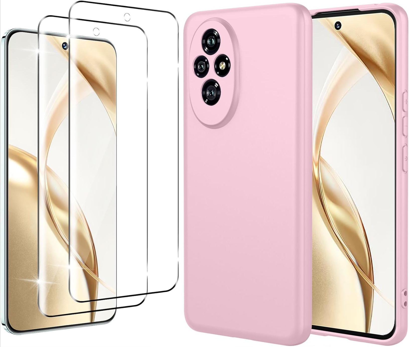 coque-rose-pour-honor-200-silicone-vitres-protection-x2-little-boutik