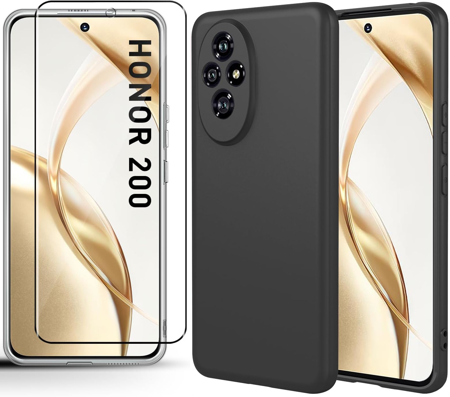 coque-noir-pour-honor-200-silicone-vitre-protection-little-boutik