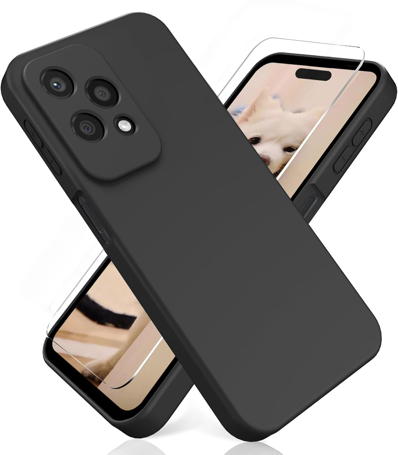 coque-silicone-noir-verre-de-protection-pour-honor-200-lite-little-boutik