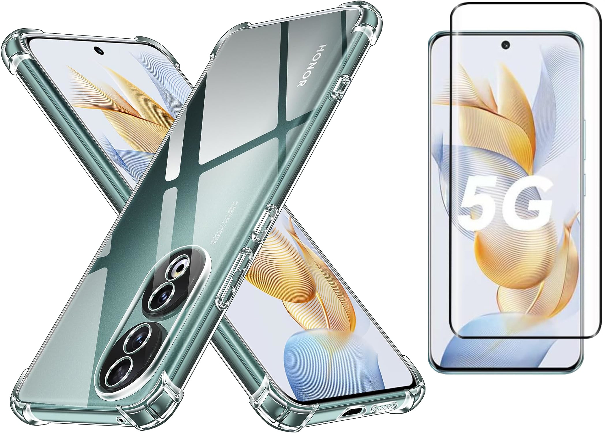 coque-4-coins-renforces-clear-glass-pour-honor-90-5g-little-boutik