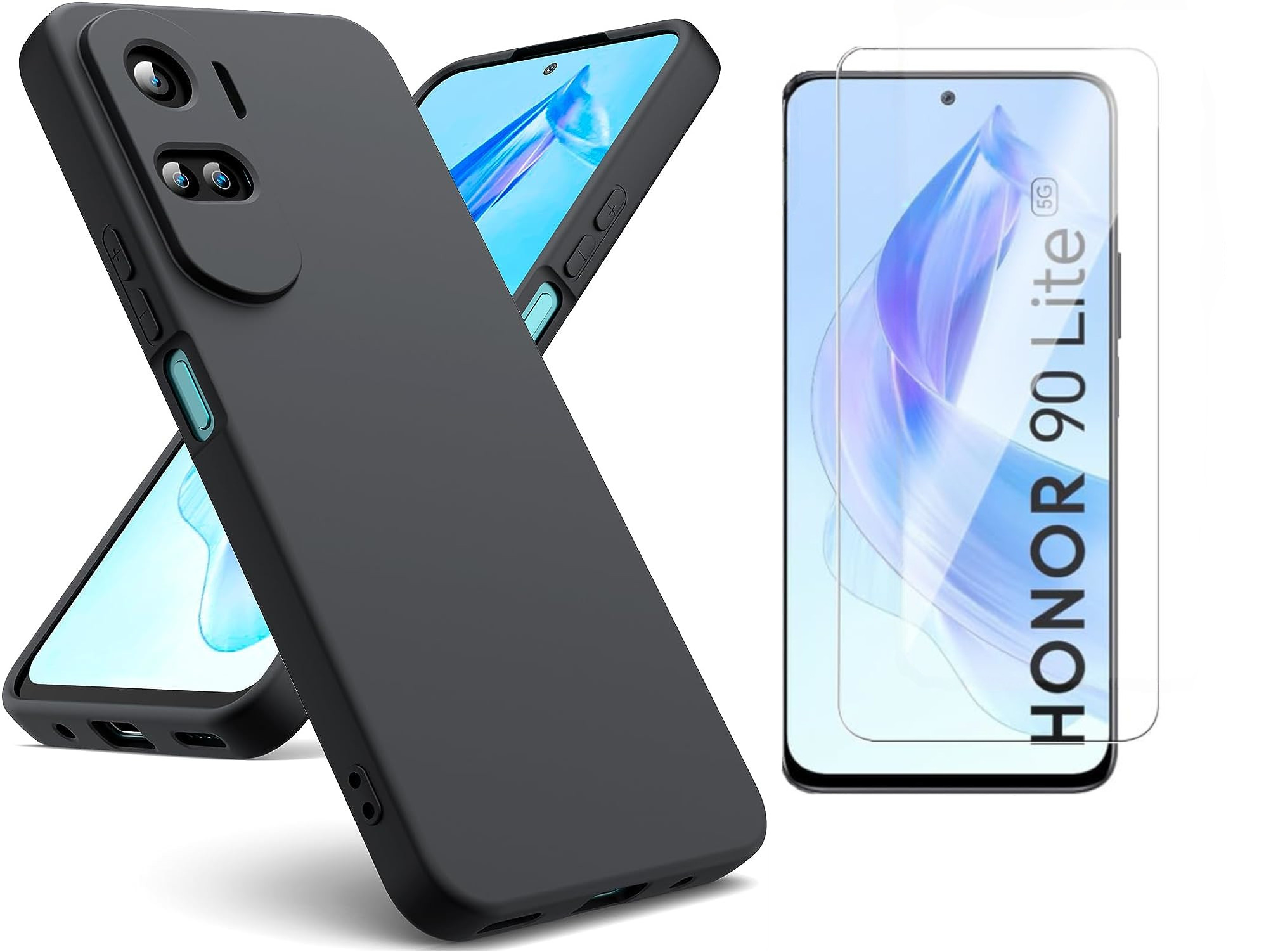 case-noir-glass-pour-honor-90-lite-5g-little-boutik