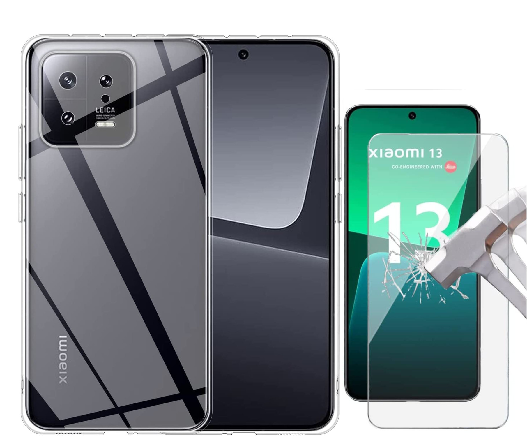 xiaomi-13-coque-transparente-protection-ecran-little-boutik