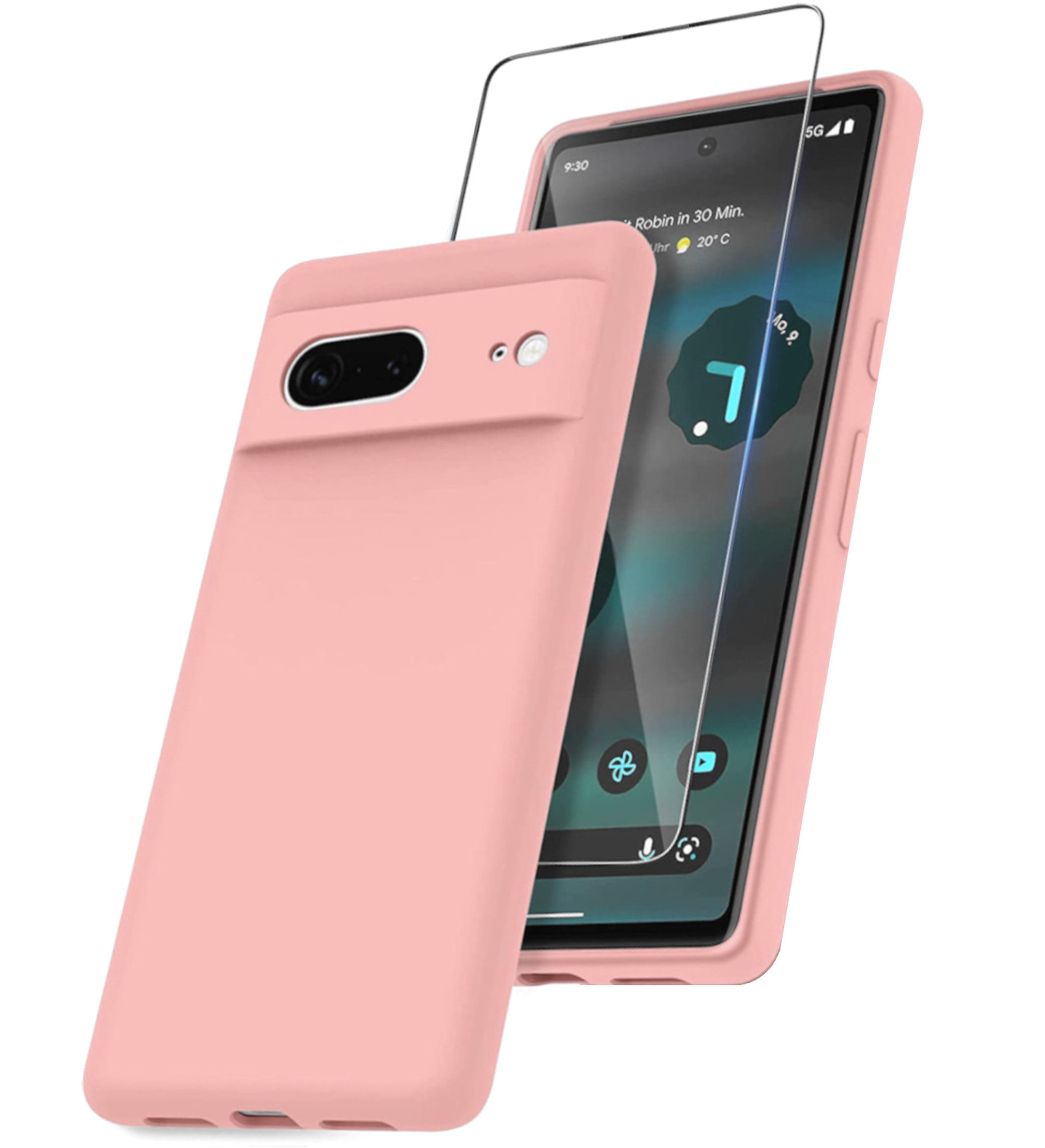 coque-silicone-rose-verre-trempe-google-pixel-7-little-boutik