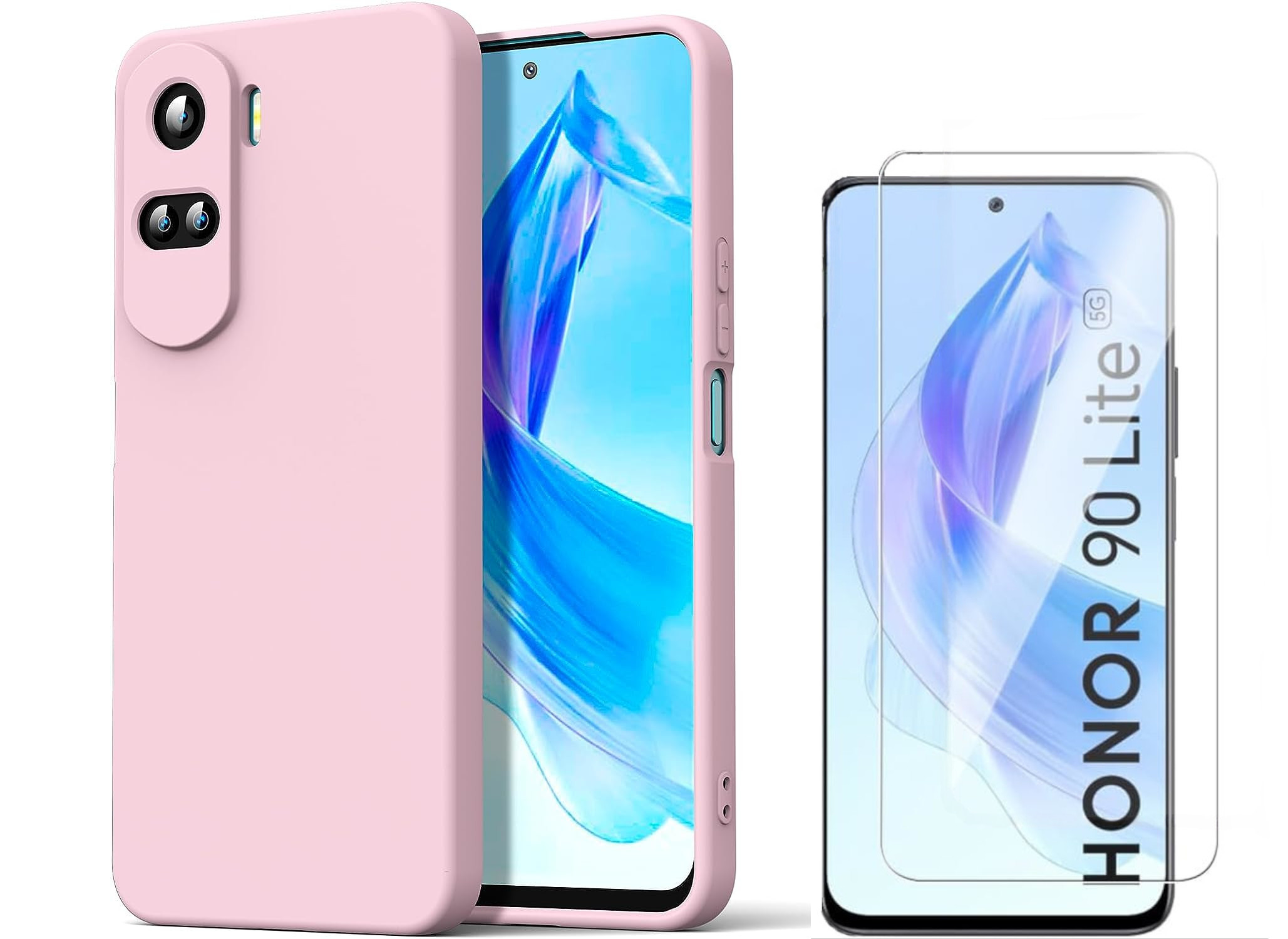 coque-rose-verre-trempe-honor-90-lite-little-boutik