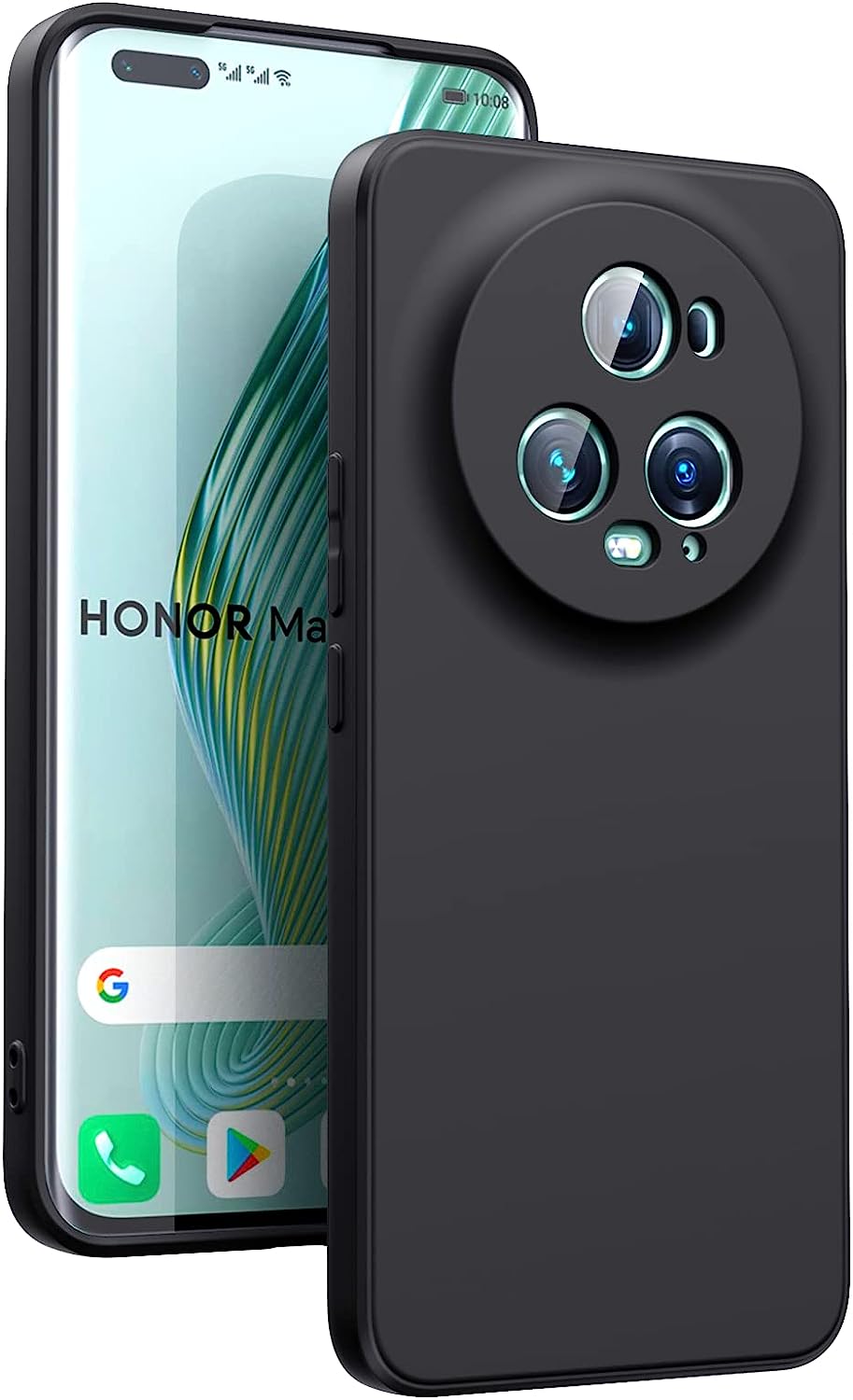 coque-noir-silicone-honor-magic-5-pro-little-boutik