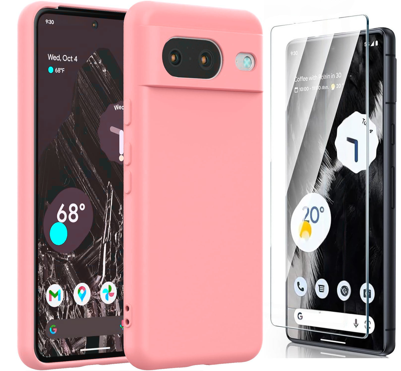 case-silicone-protection-ecran-google-pixel-8-rose-little-boutik
