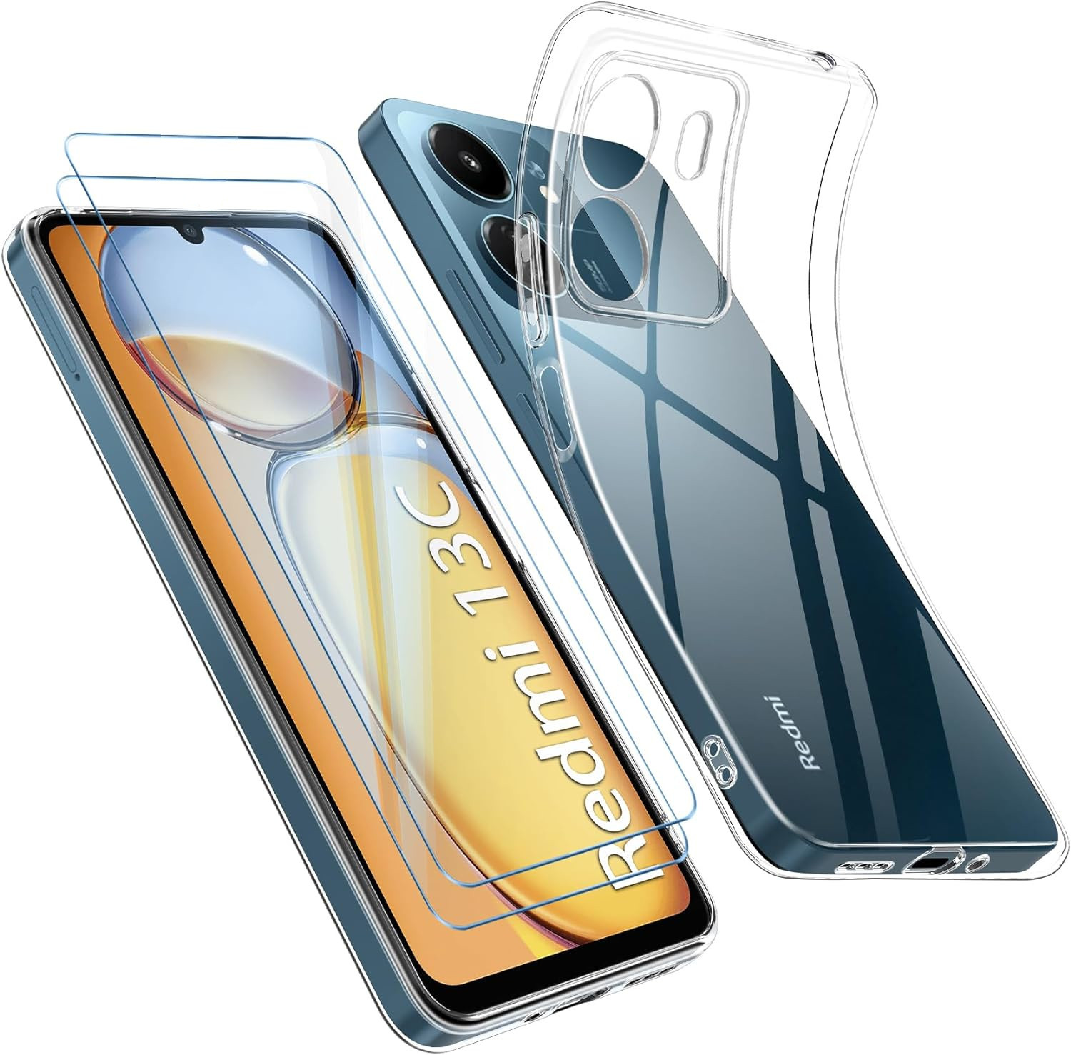 coque-silicone-transparente-verres-trempes-x2-pour-redmi-13c-poco-c65-little-boutik