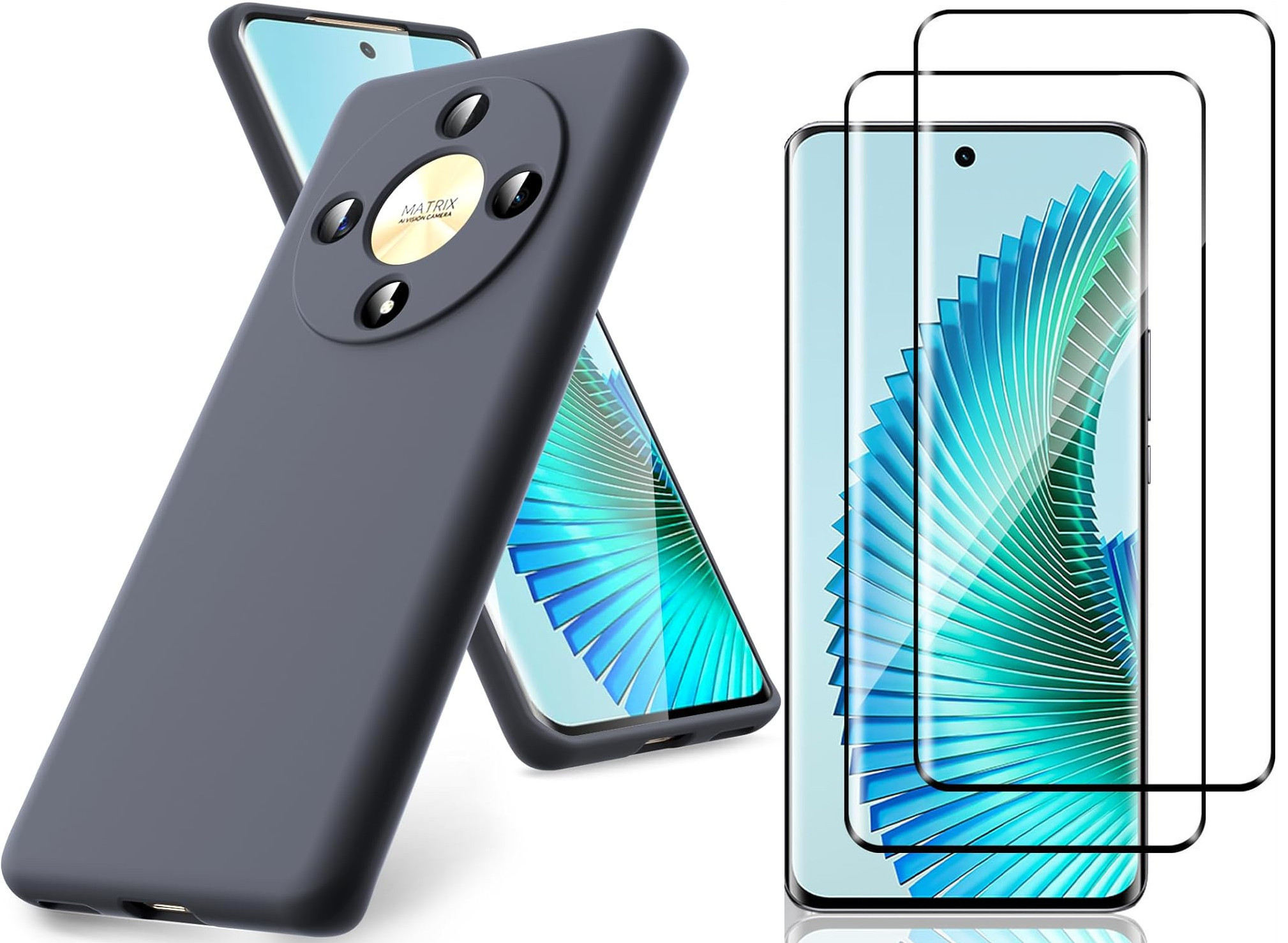 coque-silicone-noir-protections-ecrans-x2-pour-honor-magic-6-lite-little-boutik