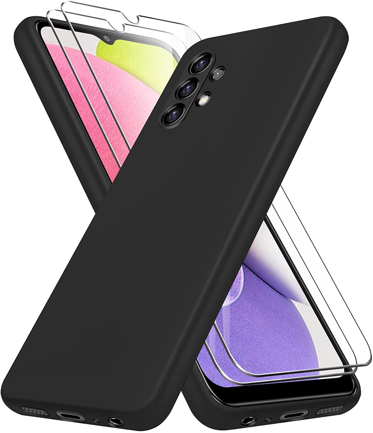 coque-silicone-a13-4g-black-glass-x2