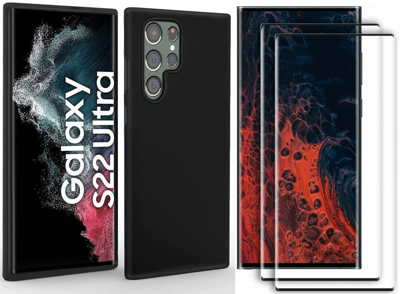 pour-samsung-s22-ultra-5g-coque-silicone-noir-2-verres