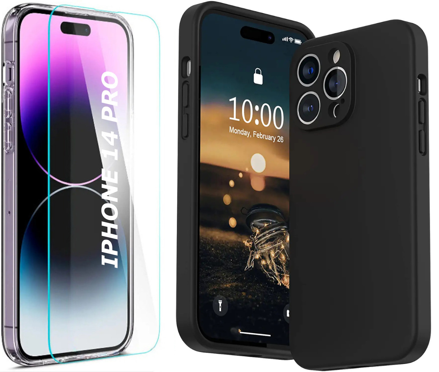 coque-silicone-iphone-14-pro-noir-protection-ecran-littleboutik