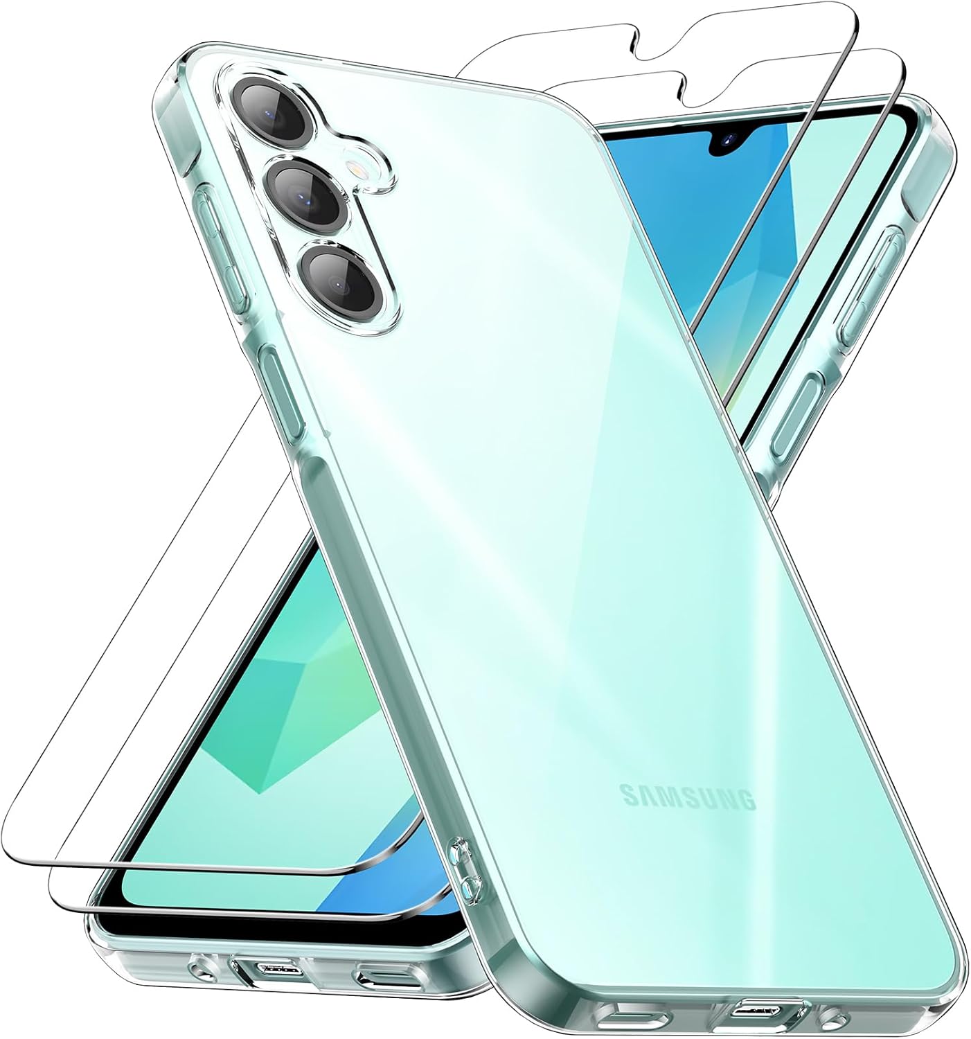 coque-silicone-transparente-verres-trempes-x2-pour-samsung-a16-little-boutik