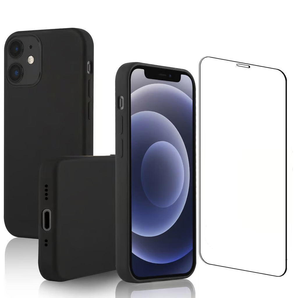 coque-noir-verres-trempes-iphone-12-mini-little-boutik