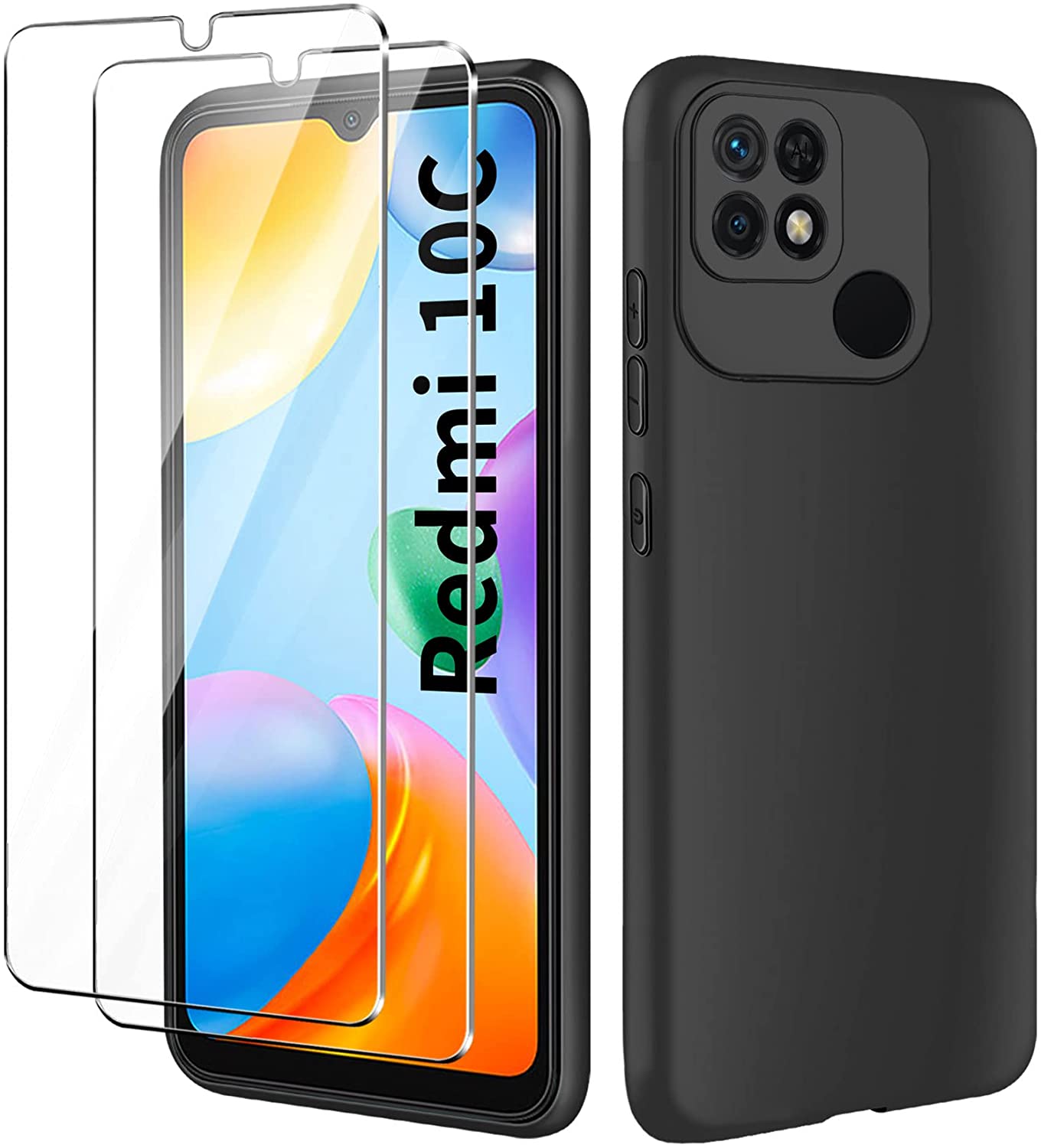 redmi-10c-black-case-glass-x2