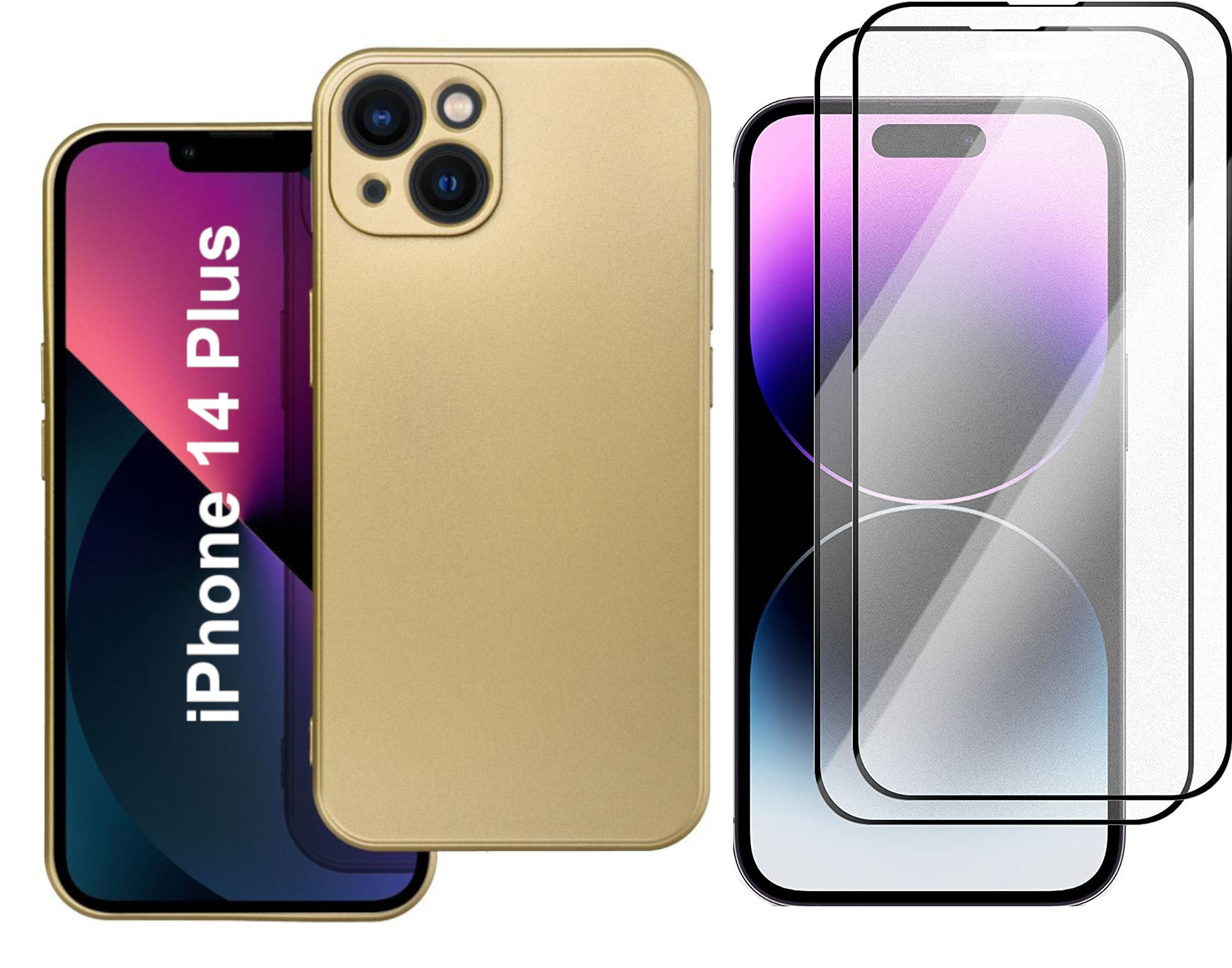 coque-metalique-or-glass-x2-iphone-14-plus