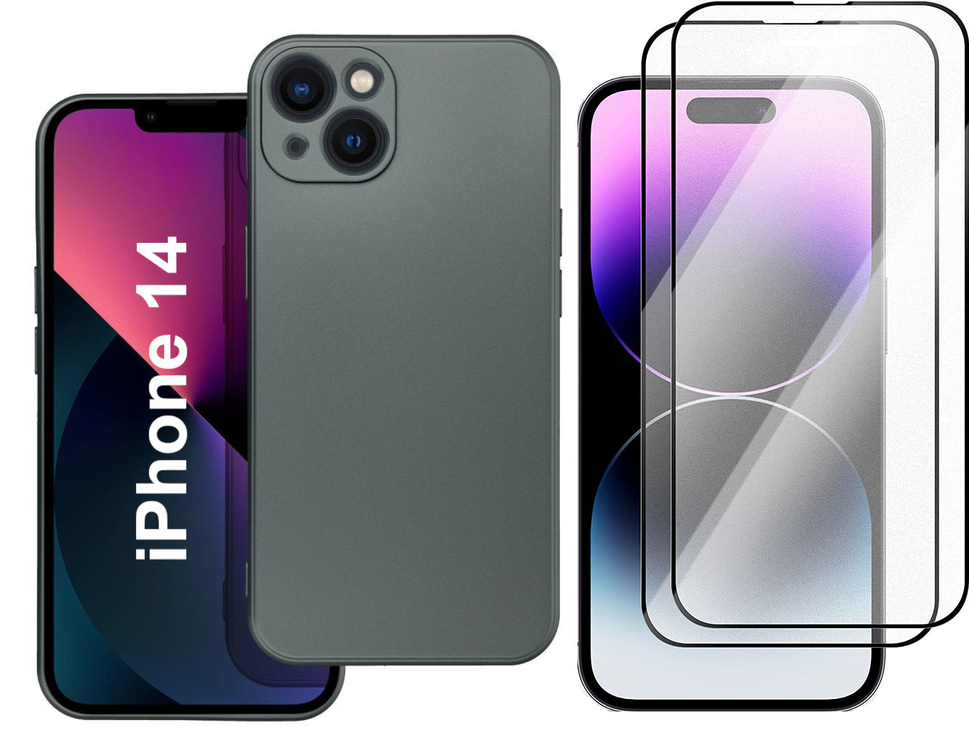 coque-metalique-silver-iphone-14-glass-x2