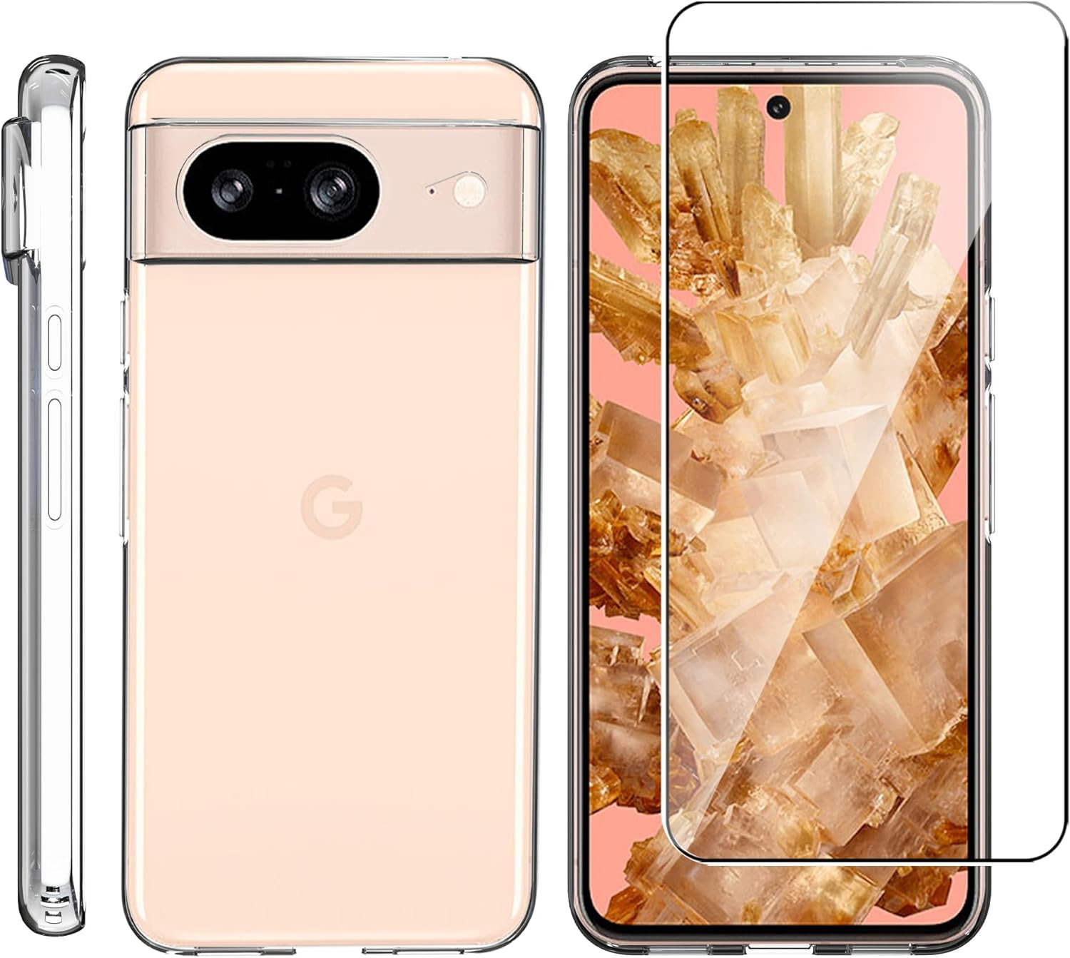 coque-transparente-protection-ecran-silicone-pixel-8-little-boutik