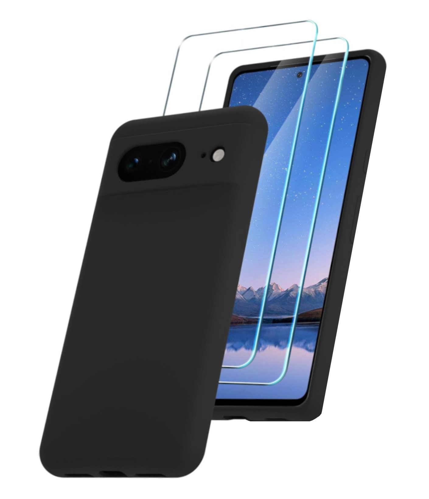 coque-verre-trempe-x2-google-pixel-8-noir-little-boutik