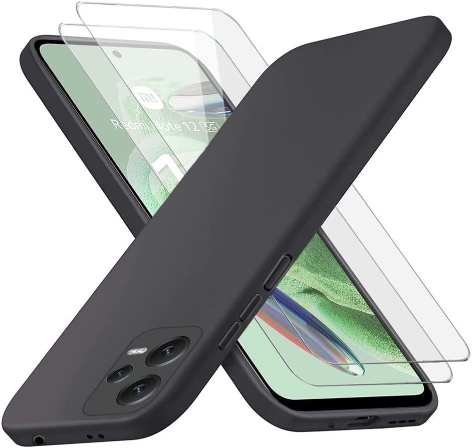 coque-silicone-noir-verre-trempe-x2-redmi-note-12-5g-little-boutik