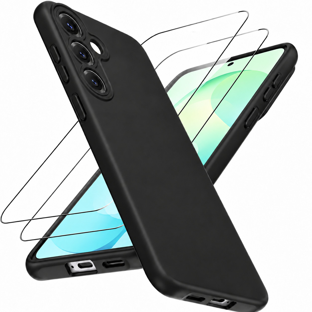 coque-noir-antichoc-2x-verre-trempe-pour-s26-fe-little-boutik