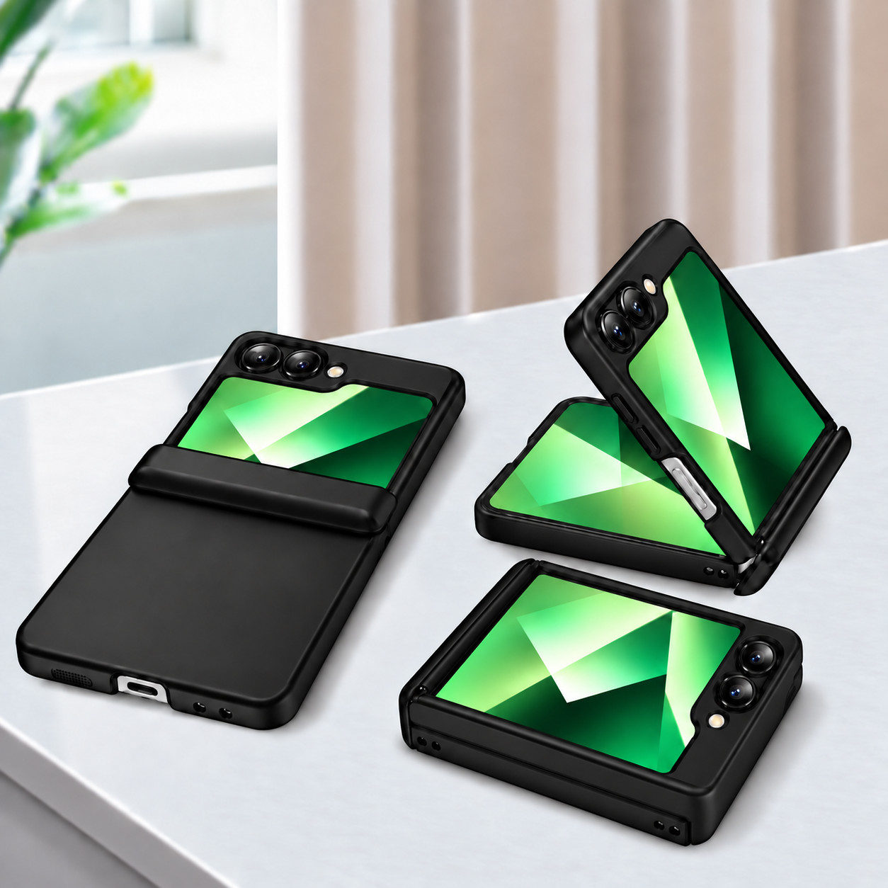 coque-noir-tpu-pour-samsung-zflip-6-little-boutik