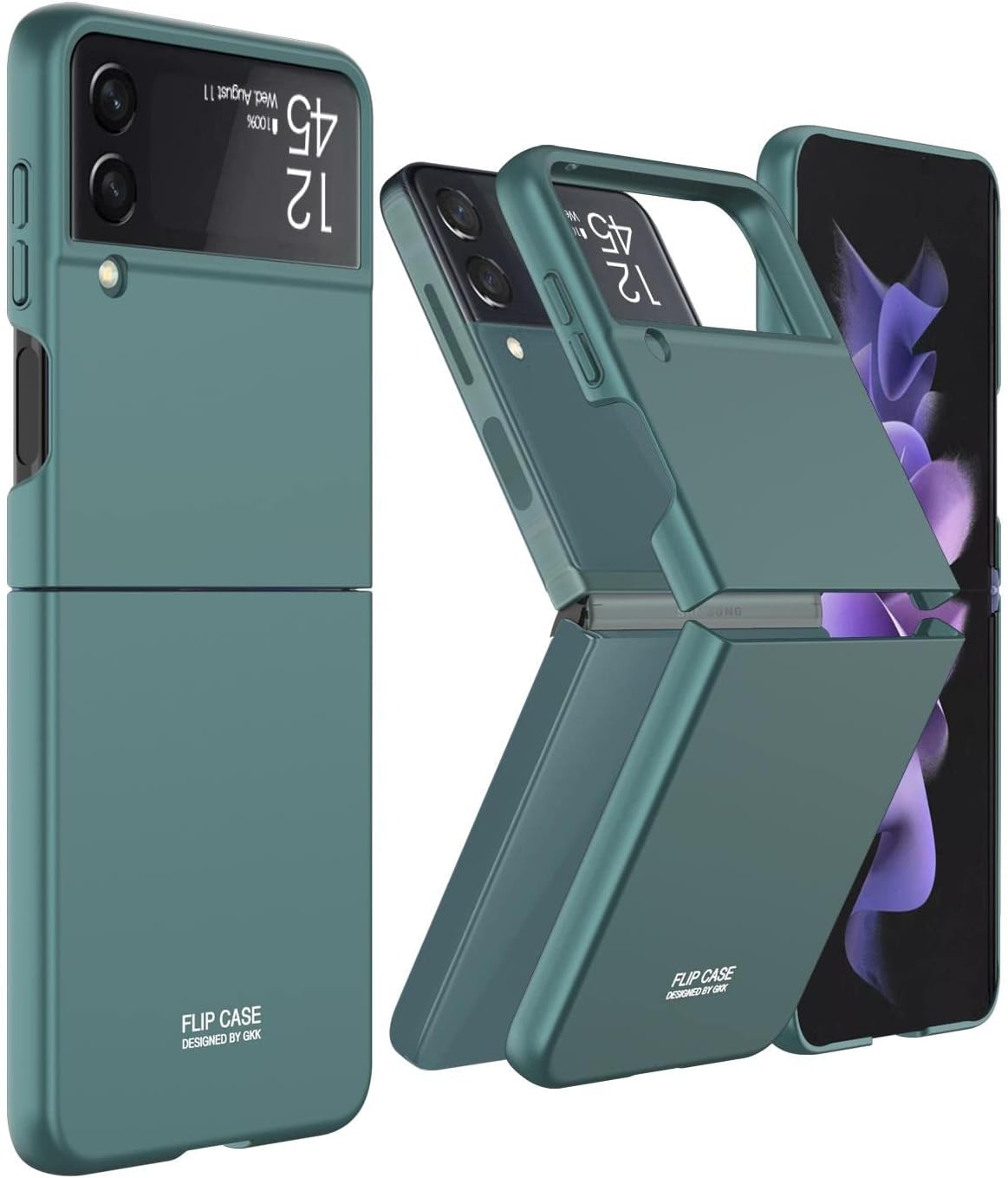 case-silicone-vert-samsung-z-flip-4-little-boutik