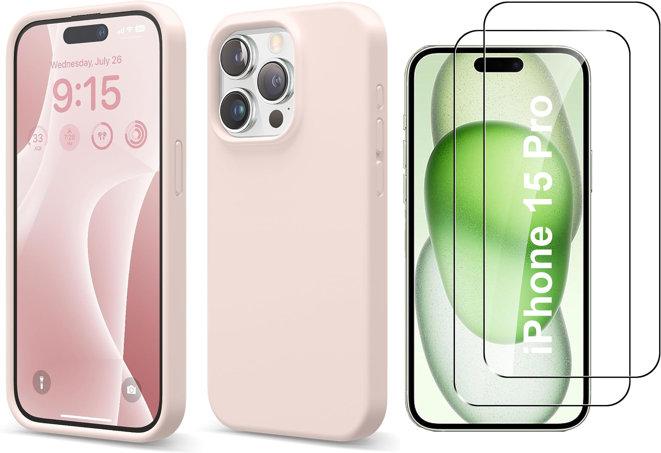 coque-rose-glass-x2-iphone-15-pro-little-boutik