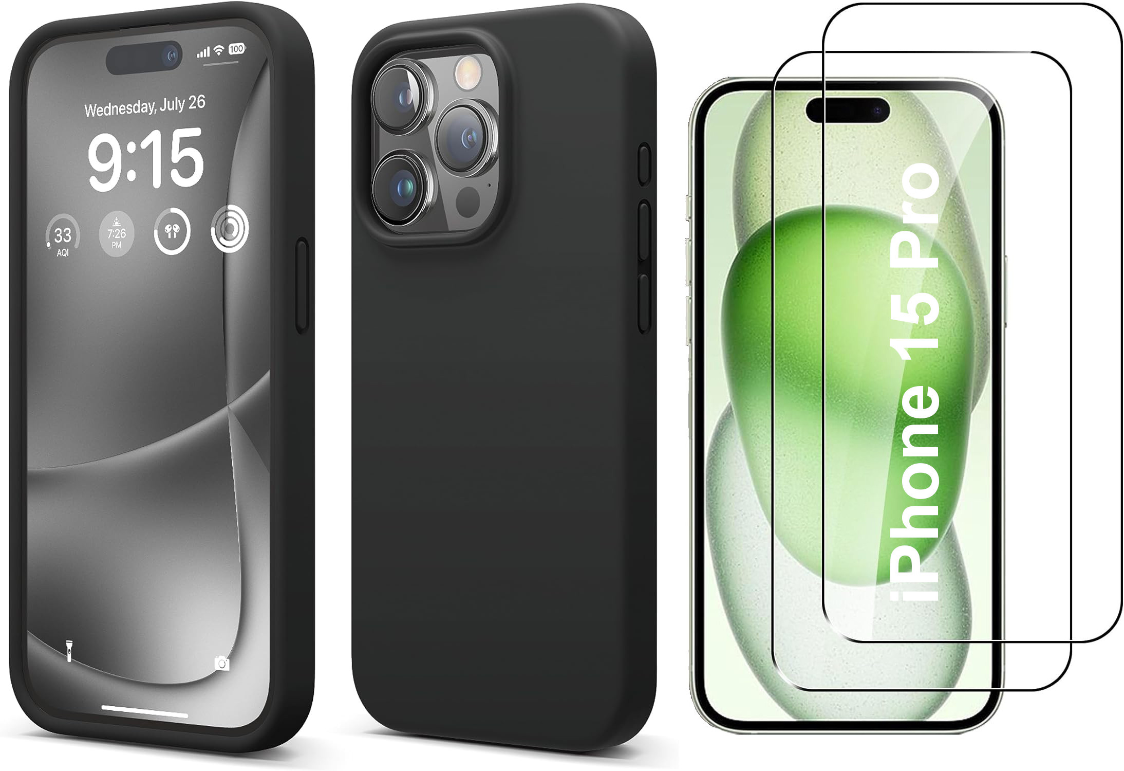 coque-noir-glass-x2-iphone-15-pro-little-boutik