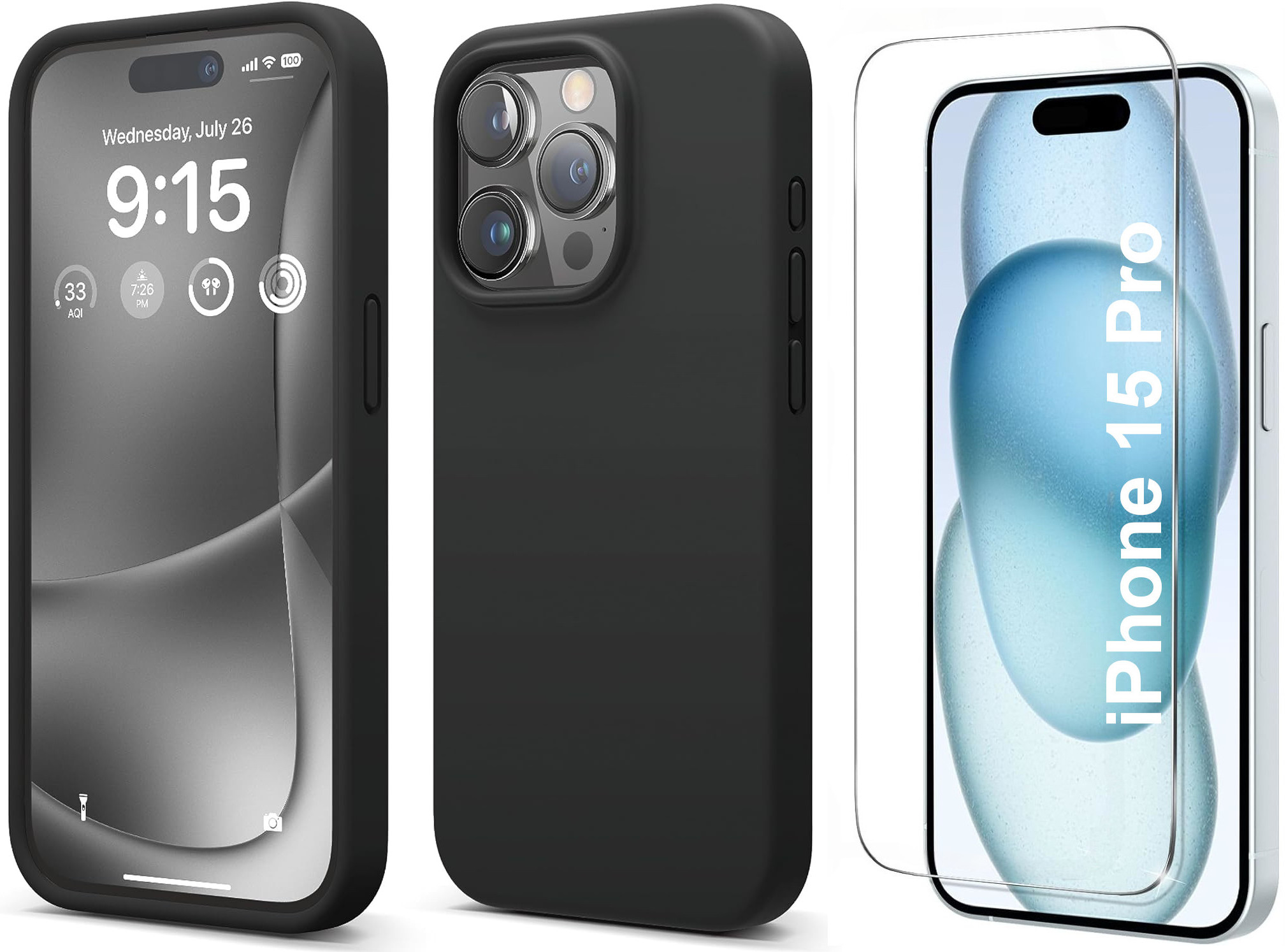 coque-noire-glass-iphone-15-pro-little-boutik