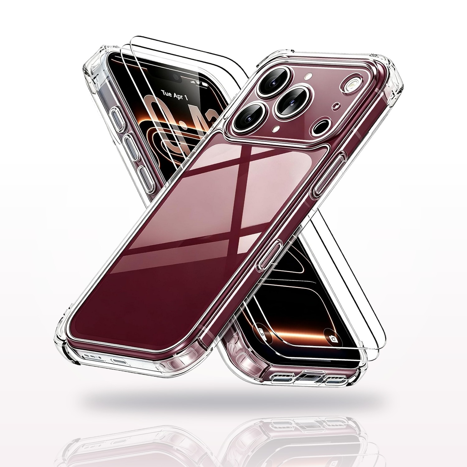 Coque antichoc transparente angles renforcés pour iPhone 18 Pro Max Little Boutik
