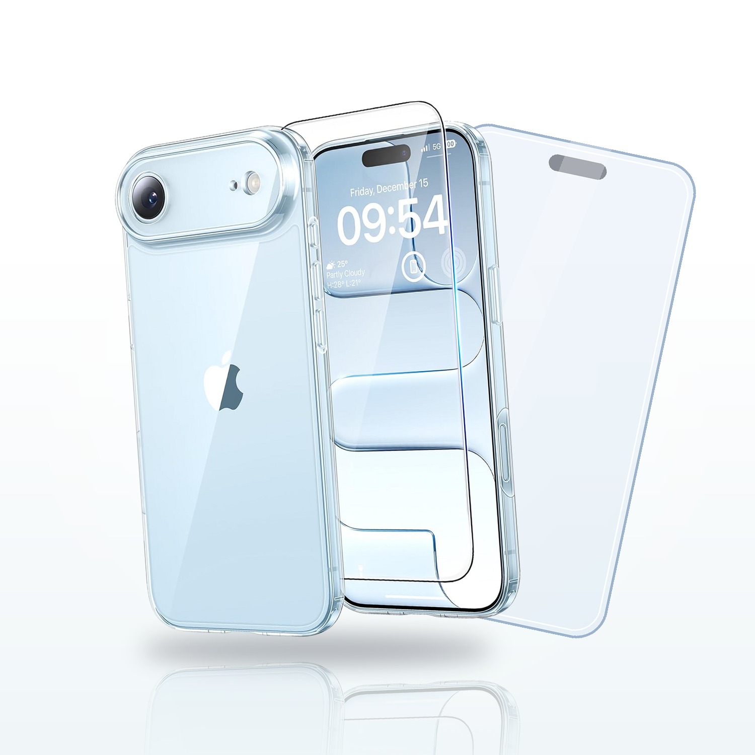 Coque transparente, verres trempés et protections caméra pour iPhone 17 Air Little Boutik