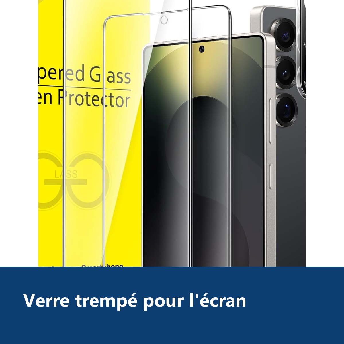 Vue de détail – Verres Trempes et Protections Camera Arriere X2 Pour Samsung Galaxy S25 Ultra