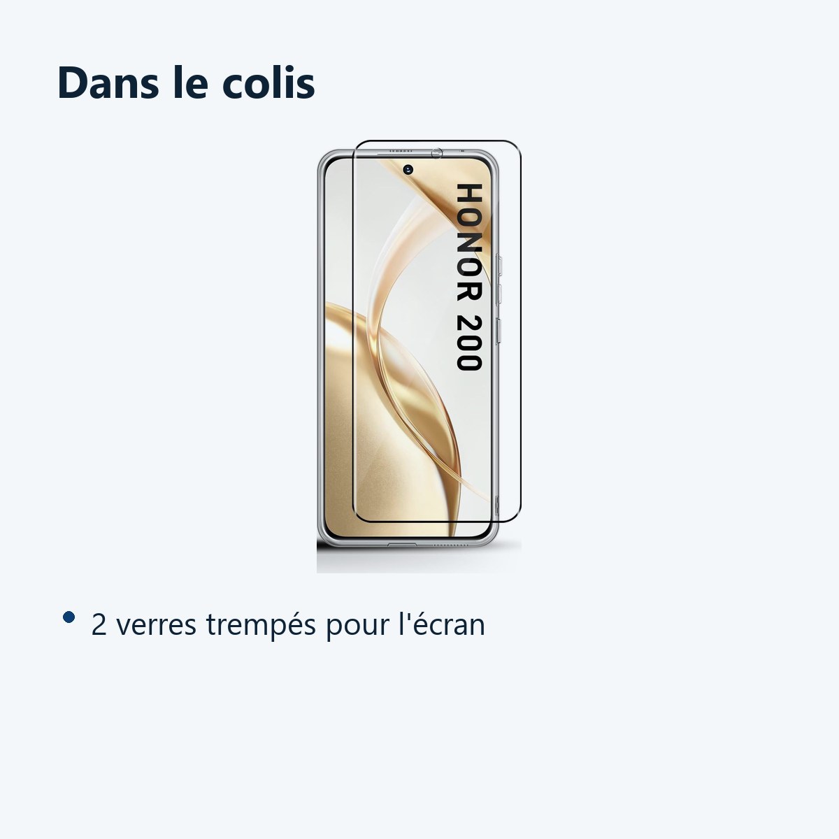 Contenu du colis – Verres Trempes Pour Honor 200 5G