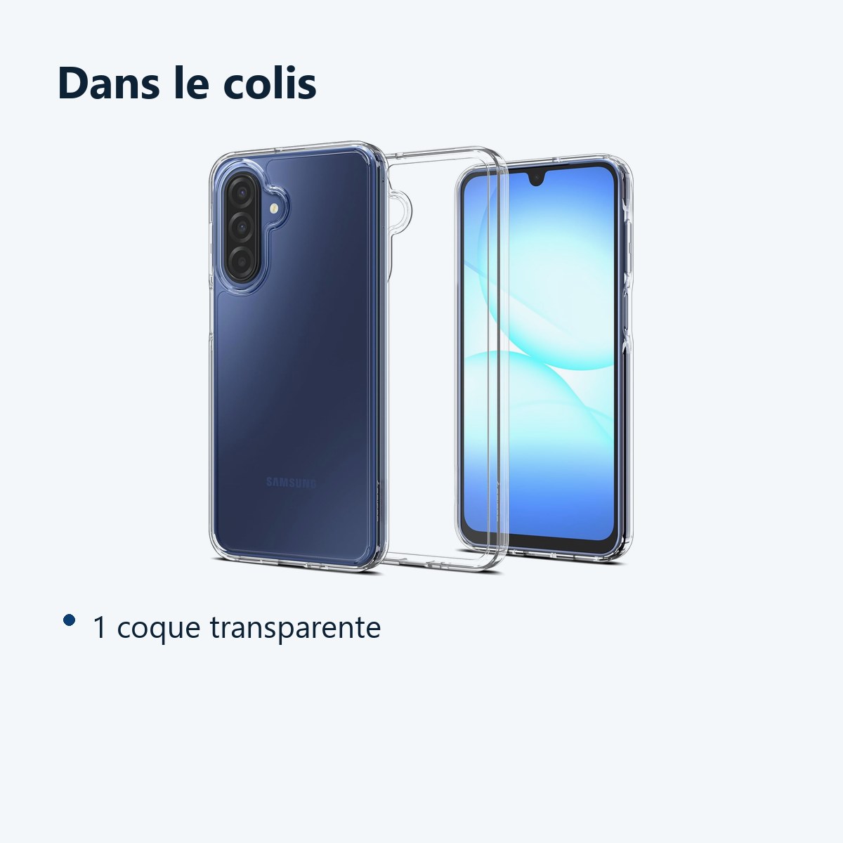 Contenu du colis – Coque Silicone Transparente Pour Samsung Galaxy A17