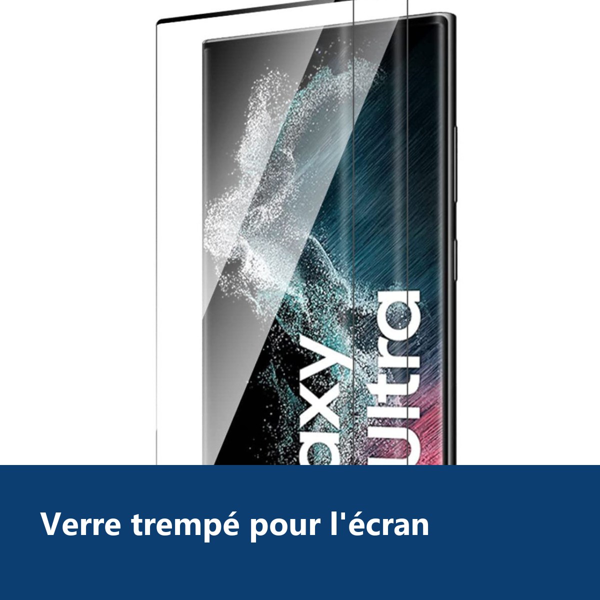 Vue de détail – Verres Trempes X2 Pour Samsung Galaxy S22 Ultra 5G