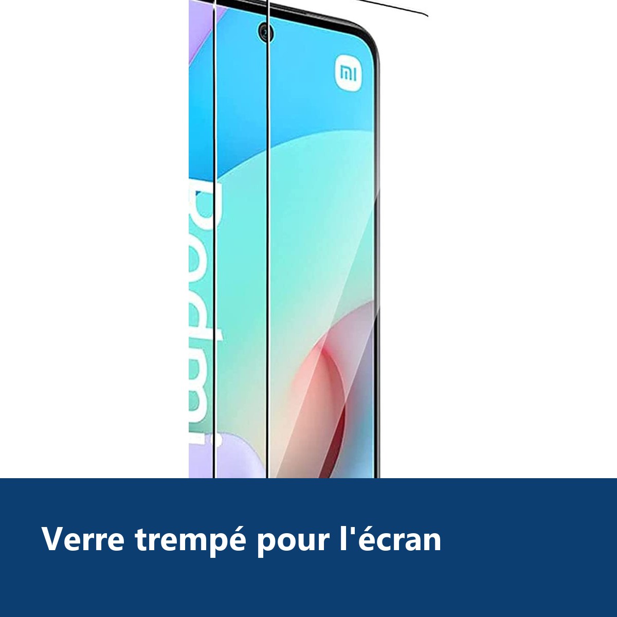 Vue de détail – Verres Trempes X2 Pour Xiaomi Redmi 10