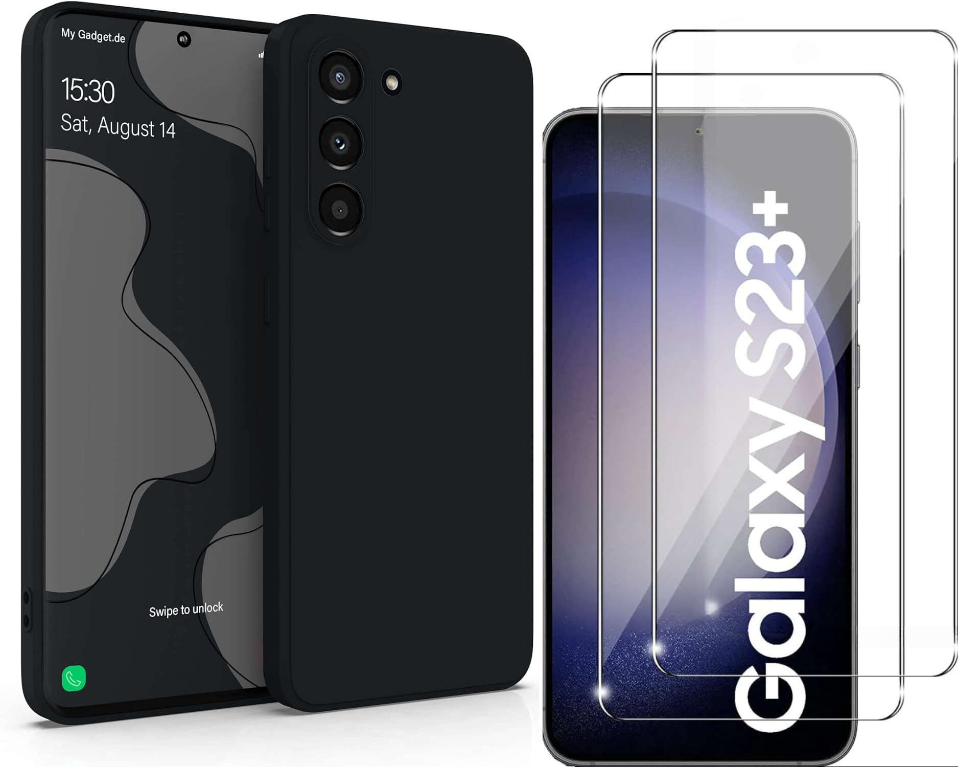 coque-noir-silicone-verre-trempe-x2-samsung-s23-plus-little-boutik