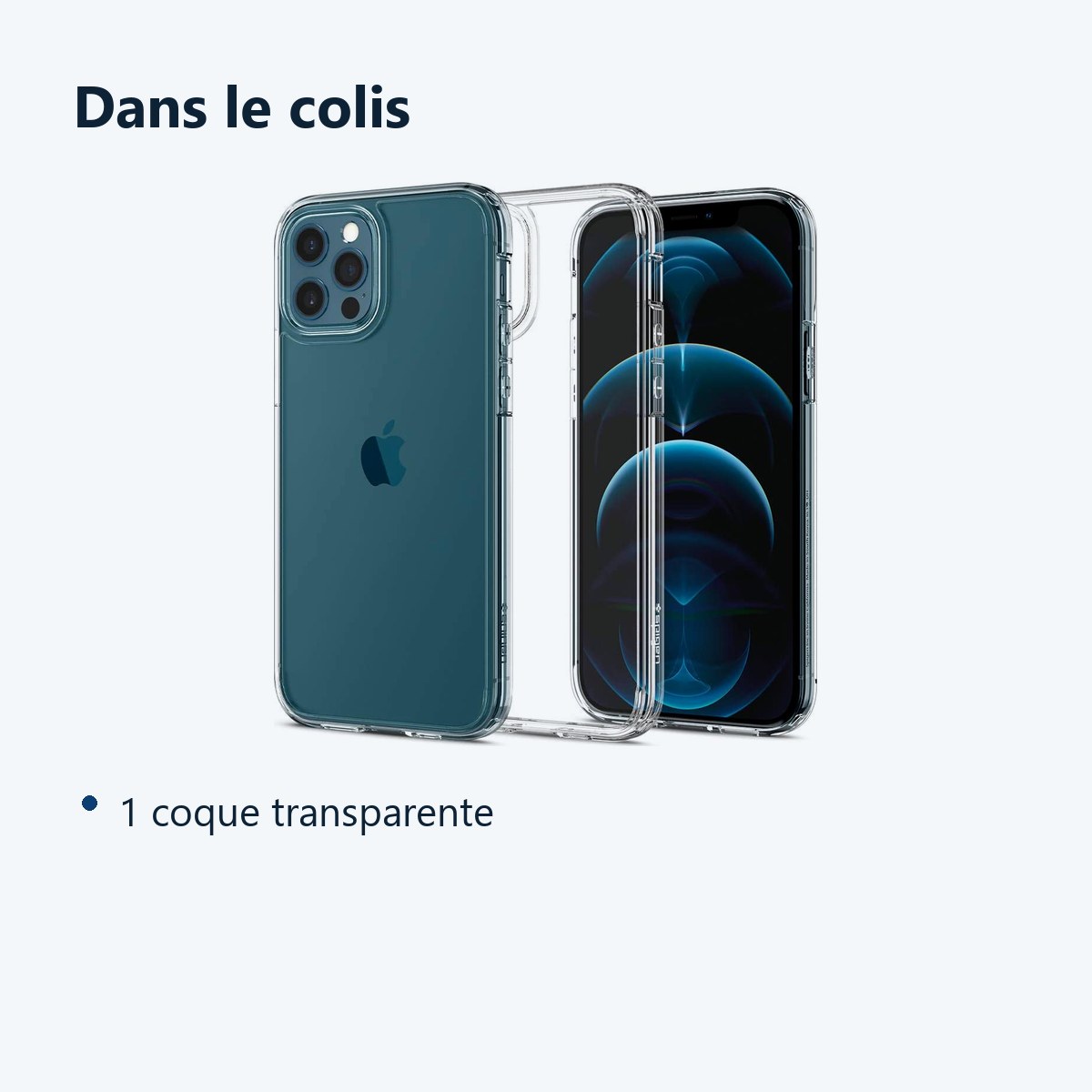 Contenu du colis – Coque Silicone Transparente Pour iPhone 13 Pro