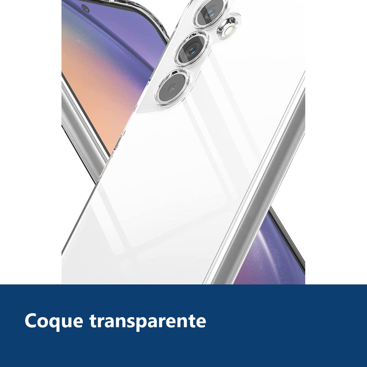 Vue de détail – Coque Silicone Transparente Pour Samsung Galaxy A54 5G