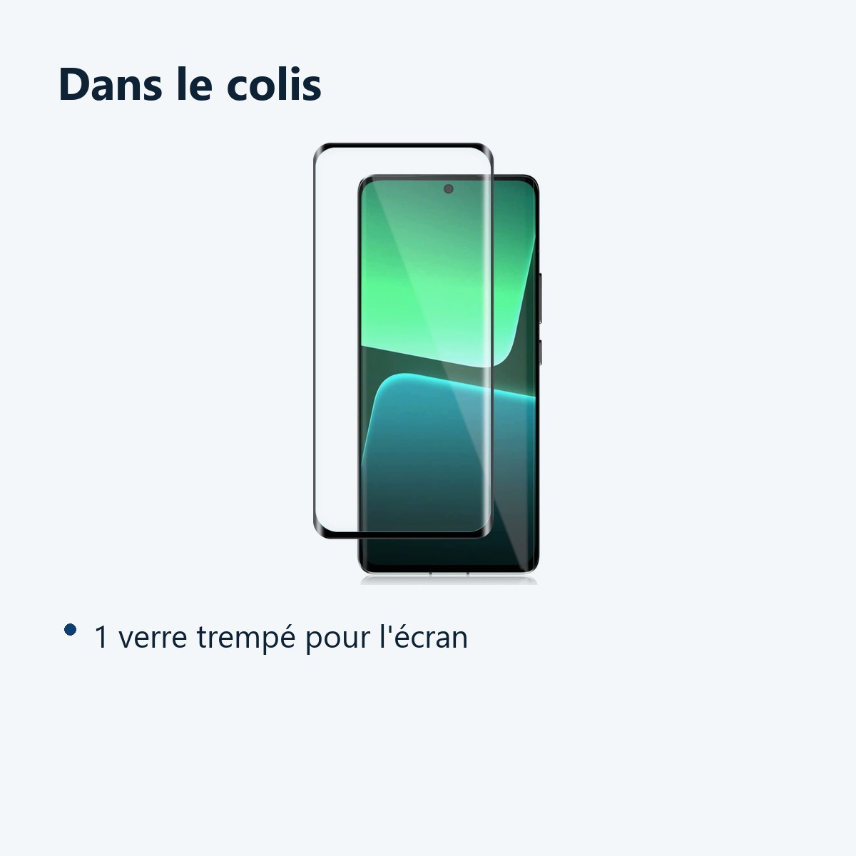 Contenu du colis – Verre Trempe Pour Xiaomi 13 Pro