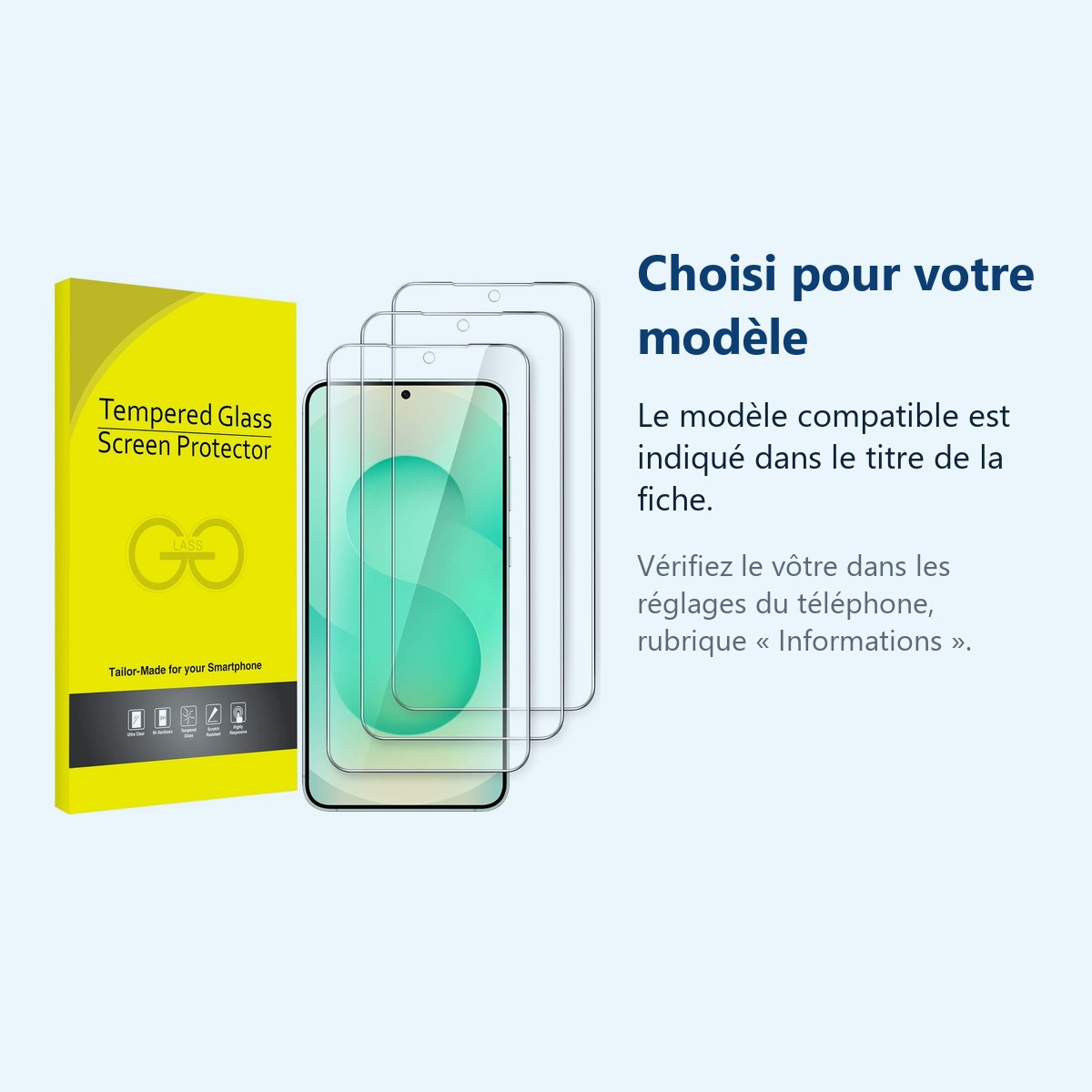Accessoire ajusté au modèle exact – Verres Protection Camera Arriere X3 Pour Samsung Galaxy S25 Plus