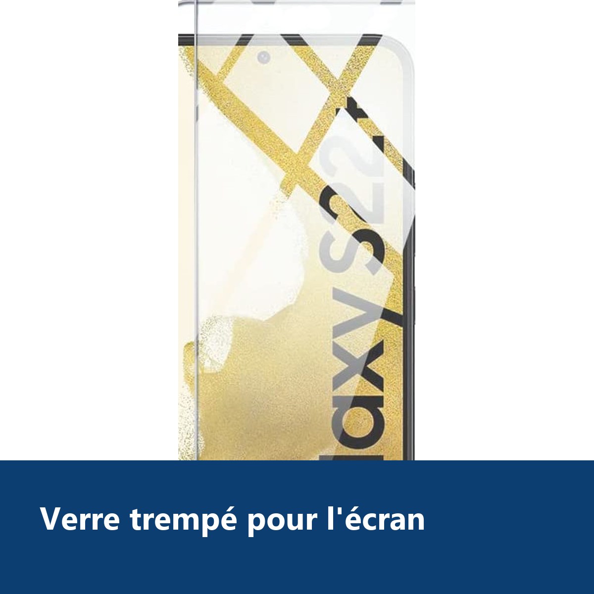 Vue de détail – Verres Trempes X2 Pour Samsung Galaxy S22 Plus 5G