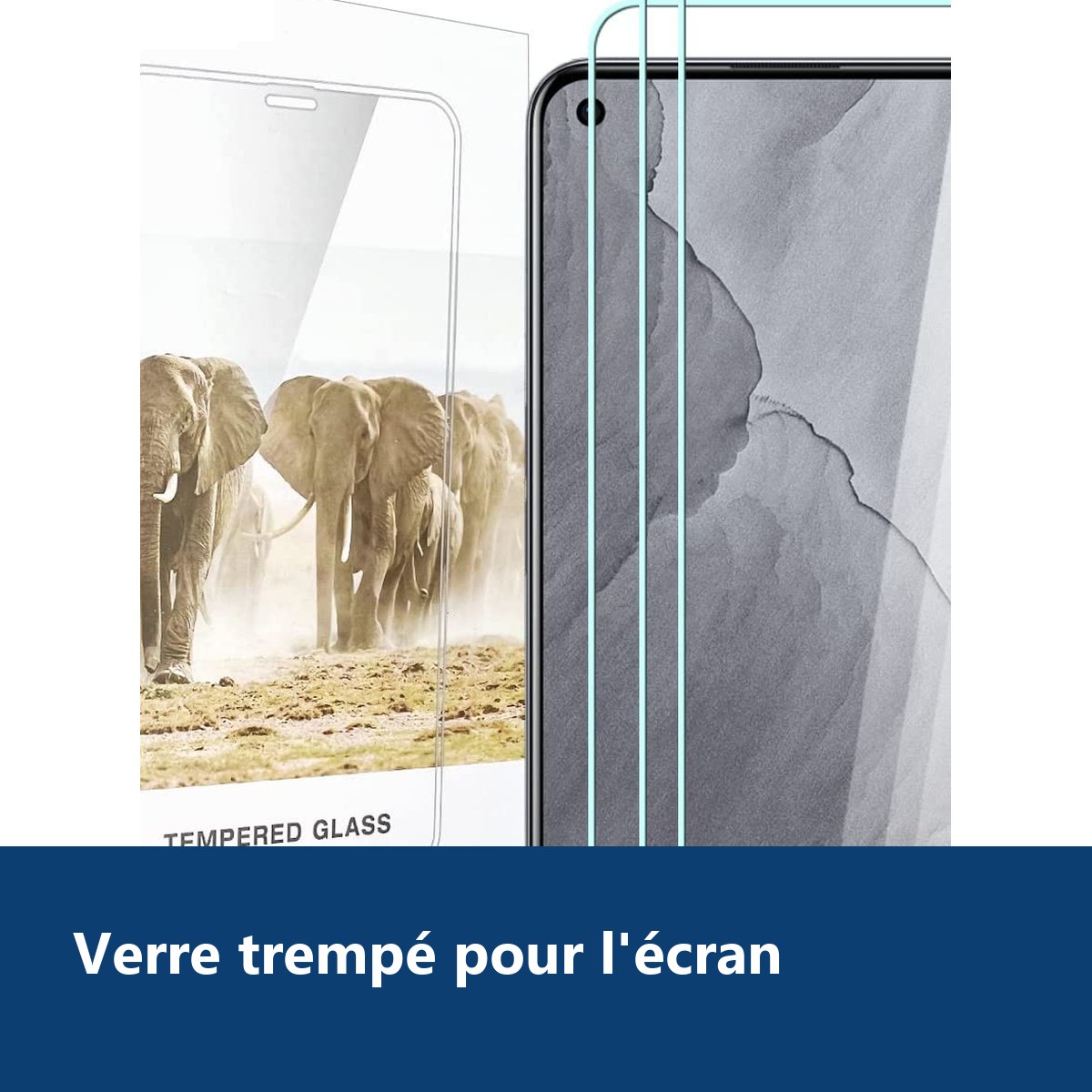 Vue de détail – Verres Trempes X3 Pour Realme GT Master