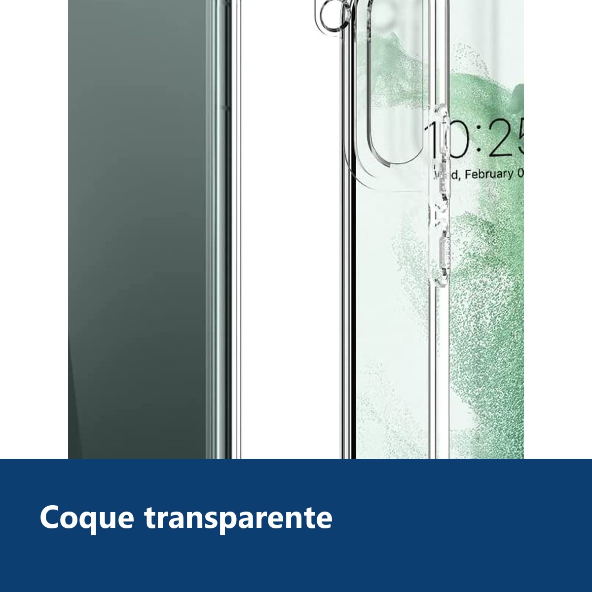 Vue de détail – Coque Silicone Transparente Pour Samsung Galaxy S22 Plus 5G