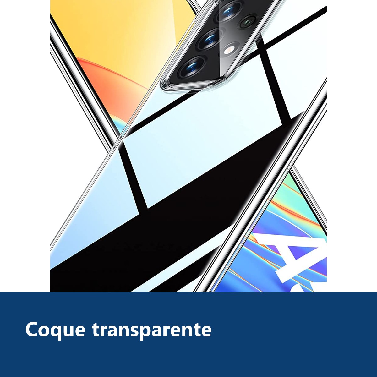 Vue de détail – Coque Silicone Transparente Pour Samsung A53 5G
