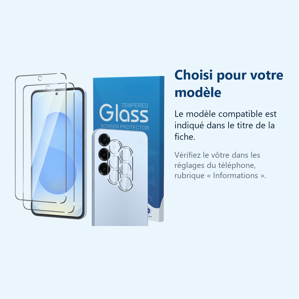 Accessoire ajusté au modèle exact – Verres Trempes et Protections Camera Arriere Transparent X2 Pour Samsung Galaxy S25 Plus