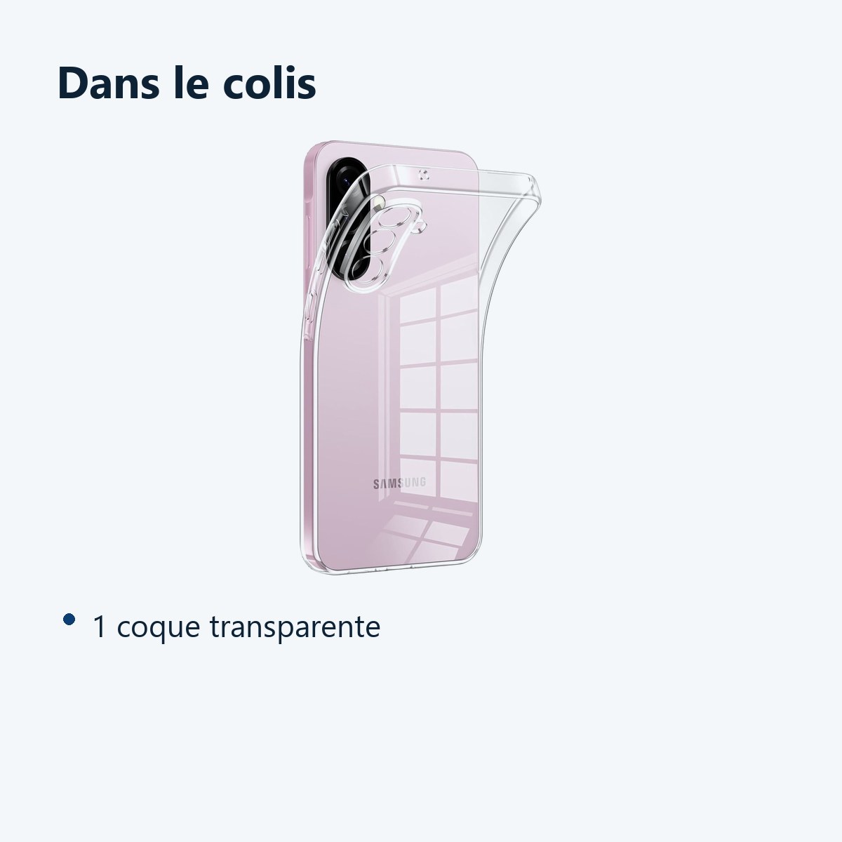 Contenu du colis – Coque Silicone Transparente Pour Samsung Galaxy A37 5G